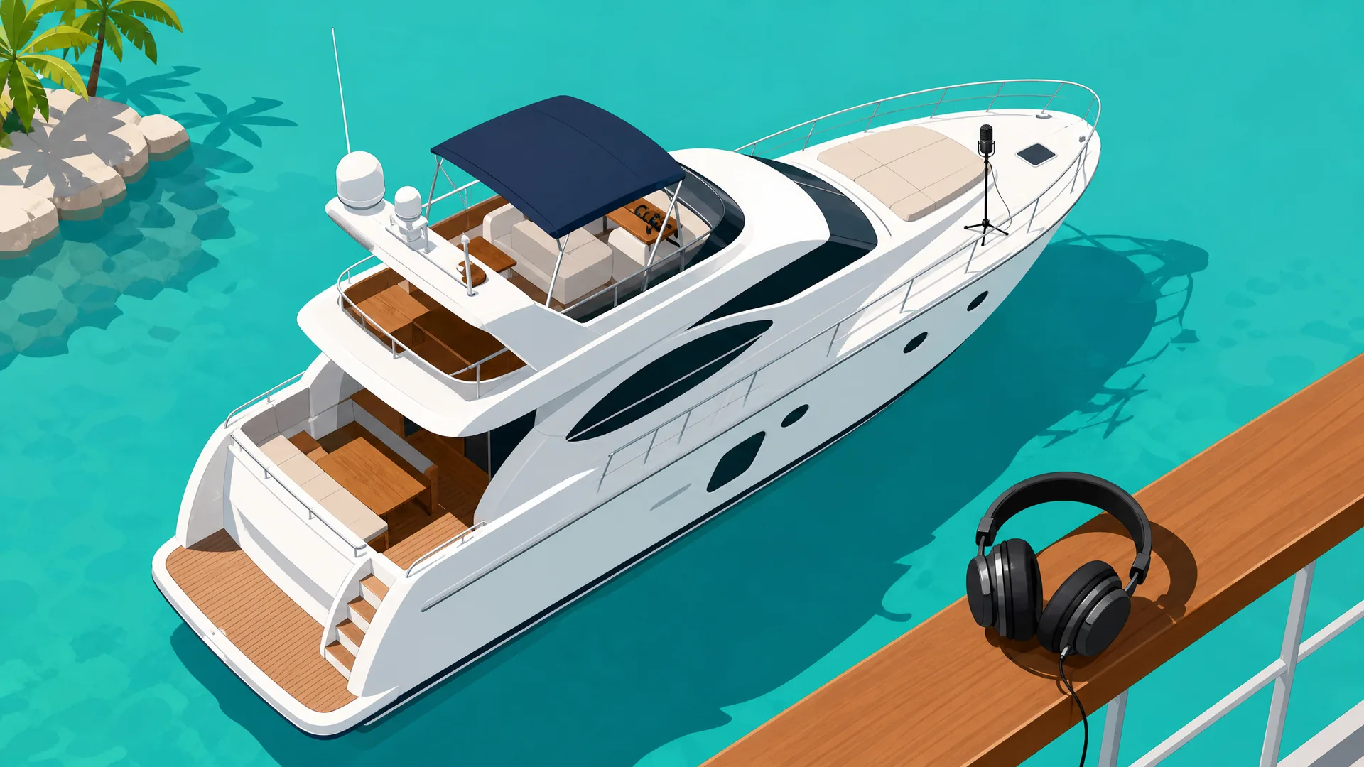 Private Boat Charter Nassau for a Podcast Anniversary