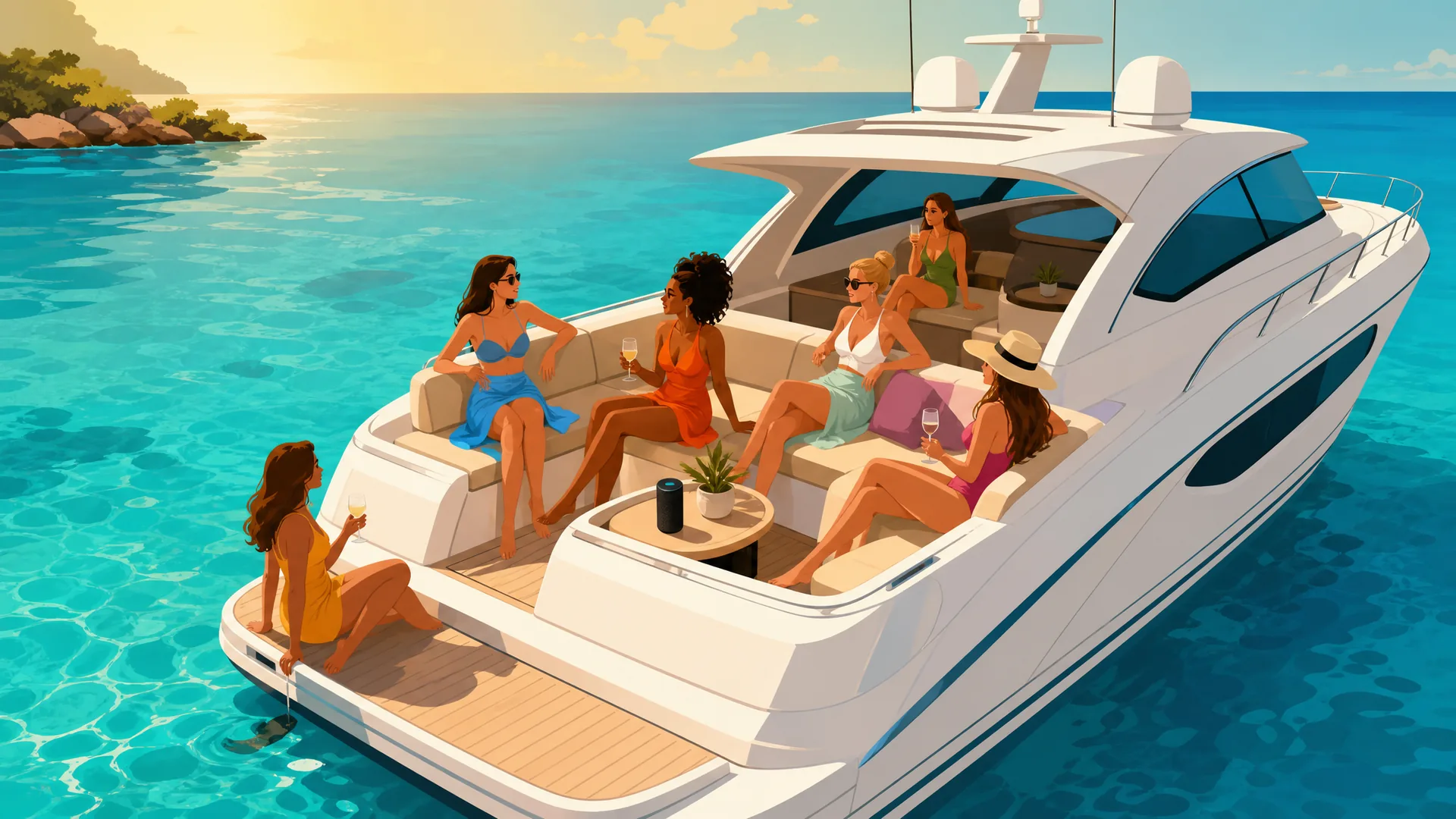 Private Boat Charters for Bachelorette Parties in Nassau