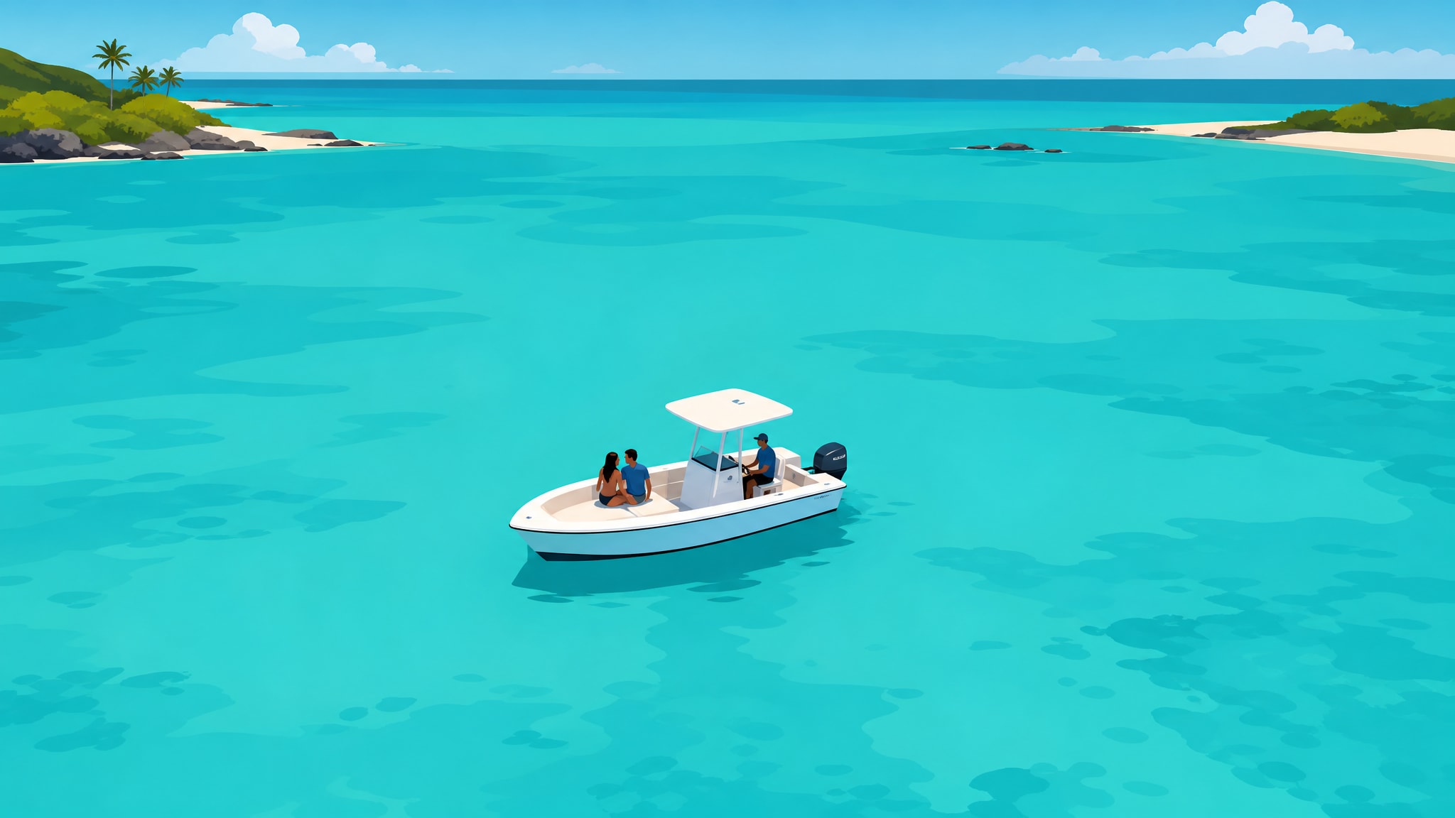 Small Boat Charter in Nassau for Couples: Private Trips